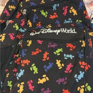 Disney Multicolor Mickey Mouse Pattern Backpack